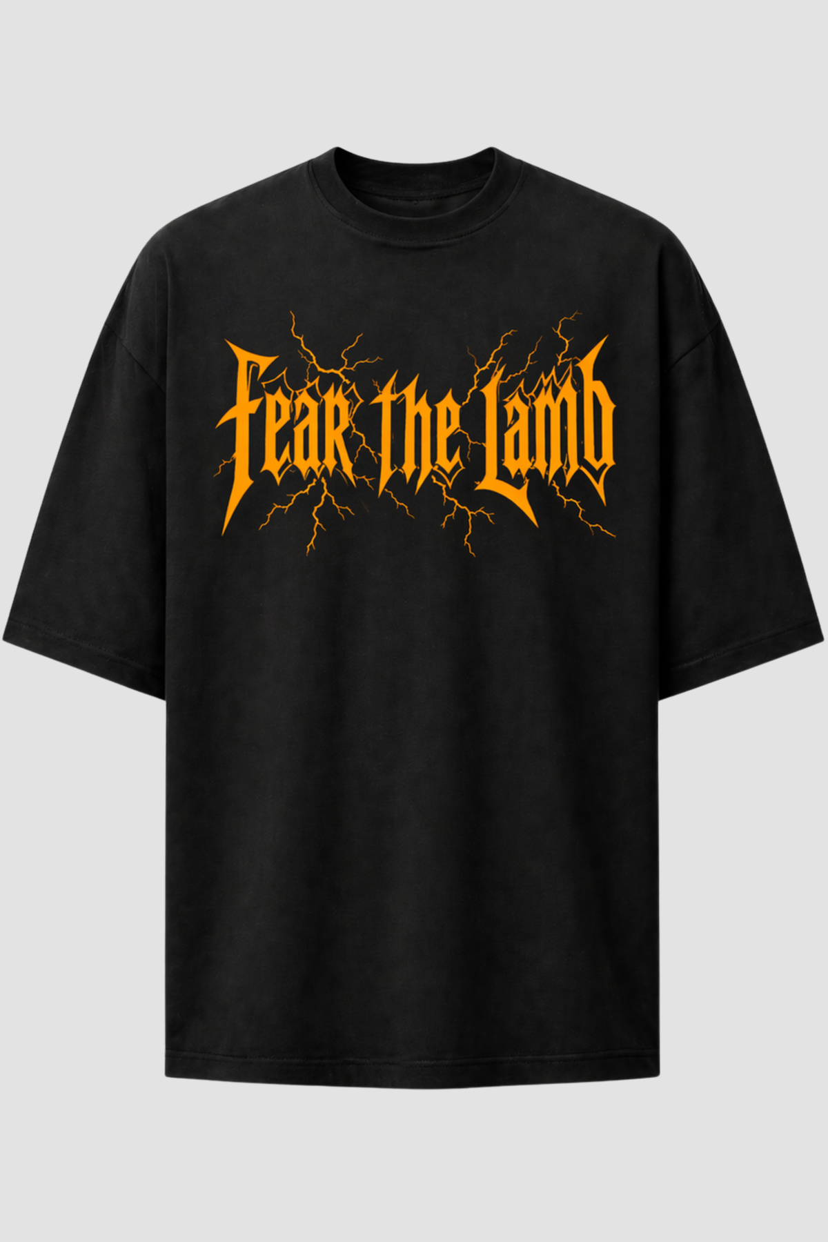 Camiseta oversized GODTIER estampa Handwrite Amarela — foto 1