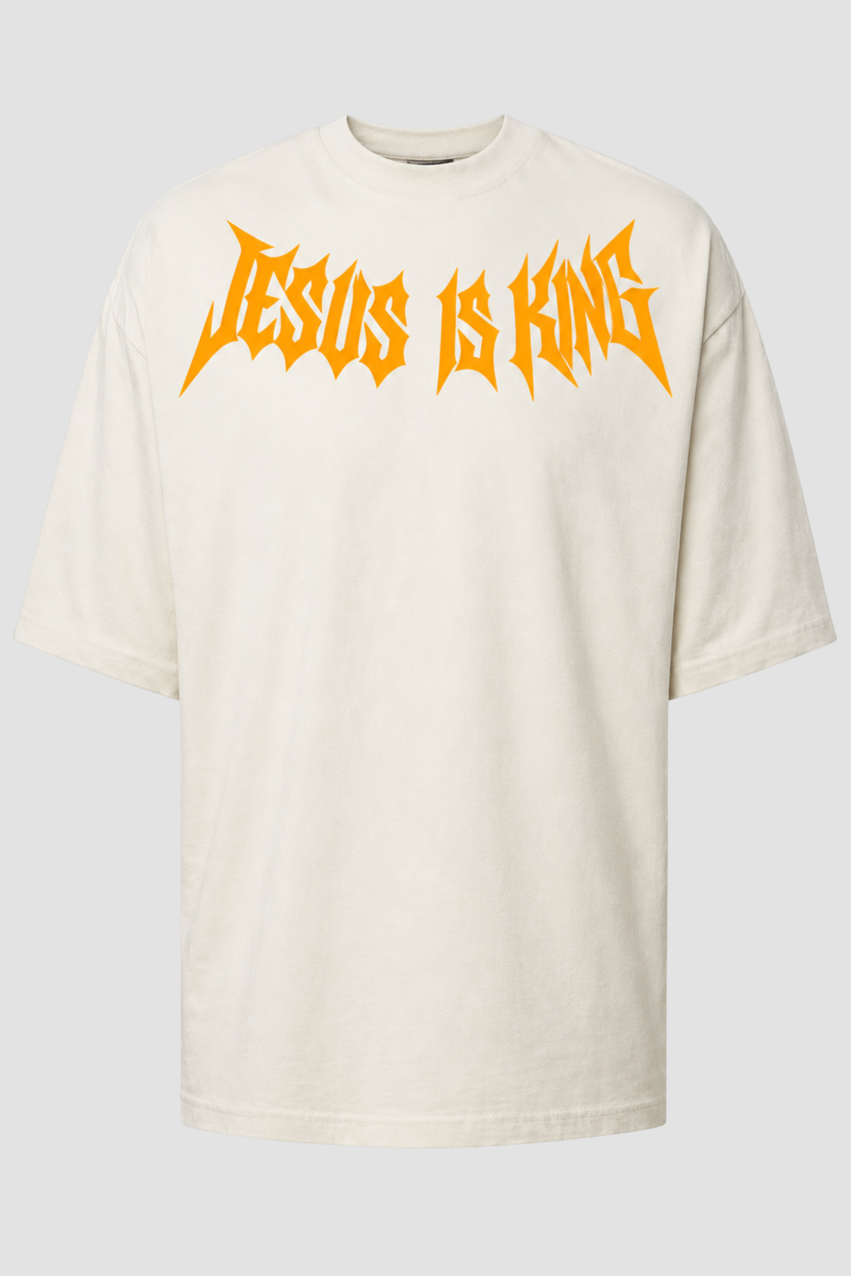 Camiseta oversized GODTIER estampa Jesus is King Arco — foto 1