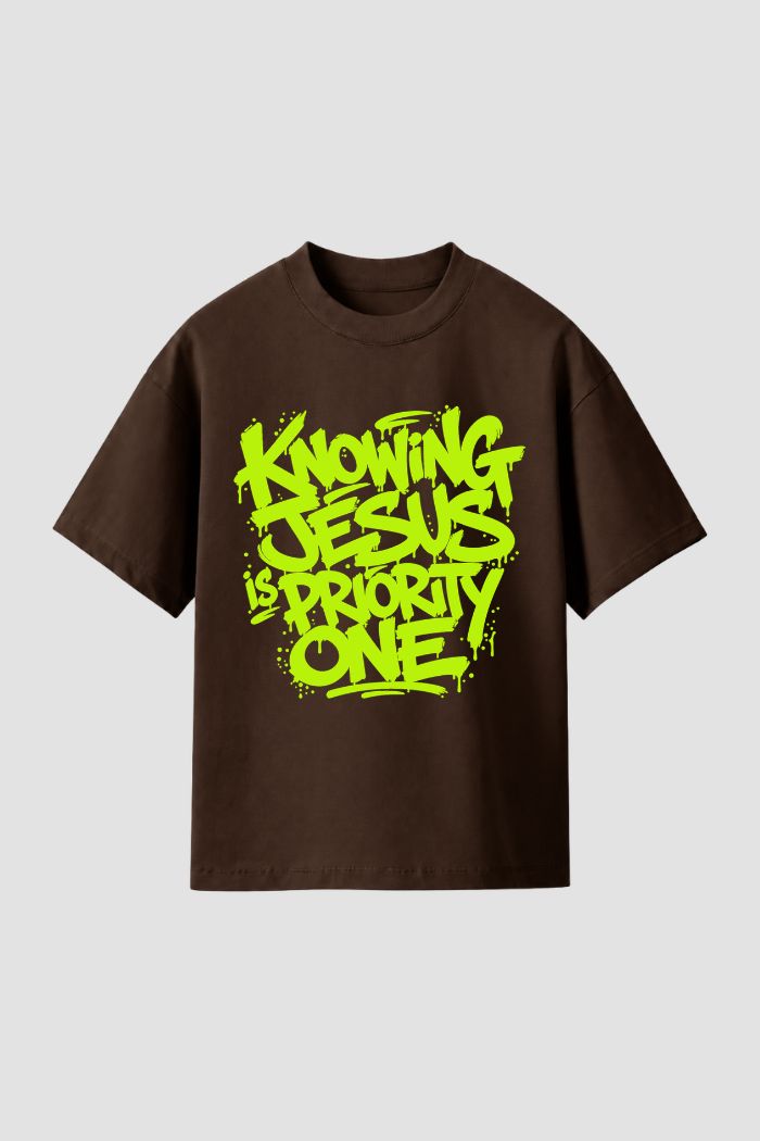 Camiseta Regular Fit GOD HEAVY™ - Knowing Jesus