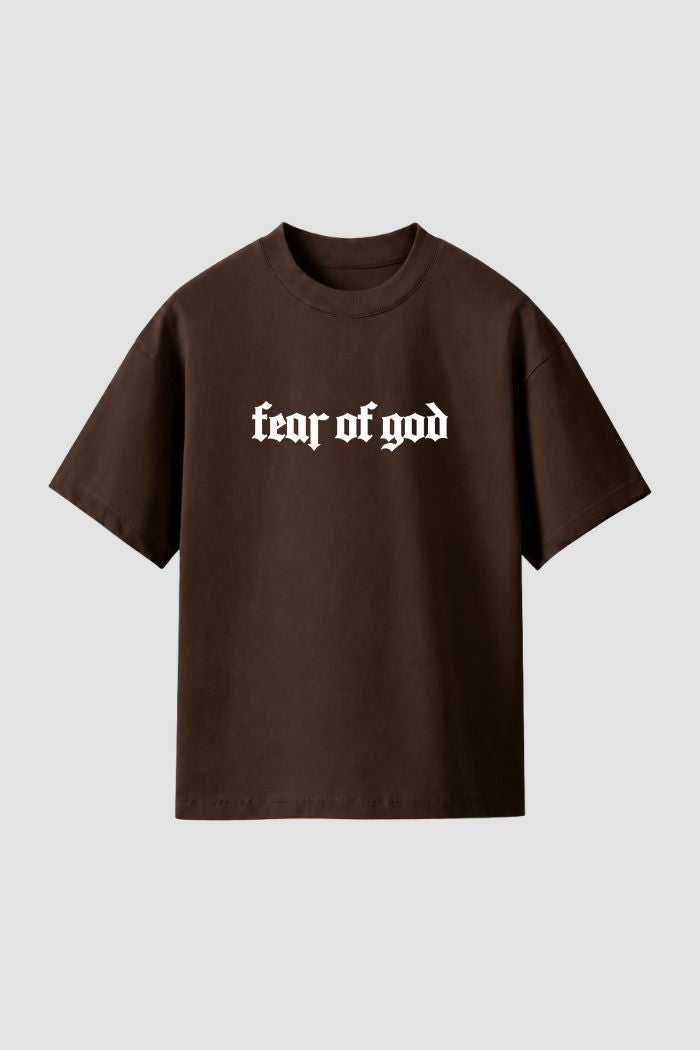 Camiseta Regular Fit GOD HEAVY™ - Fear of God