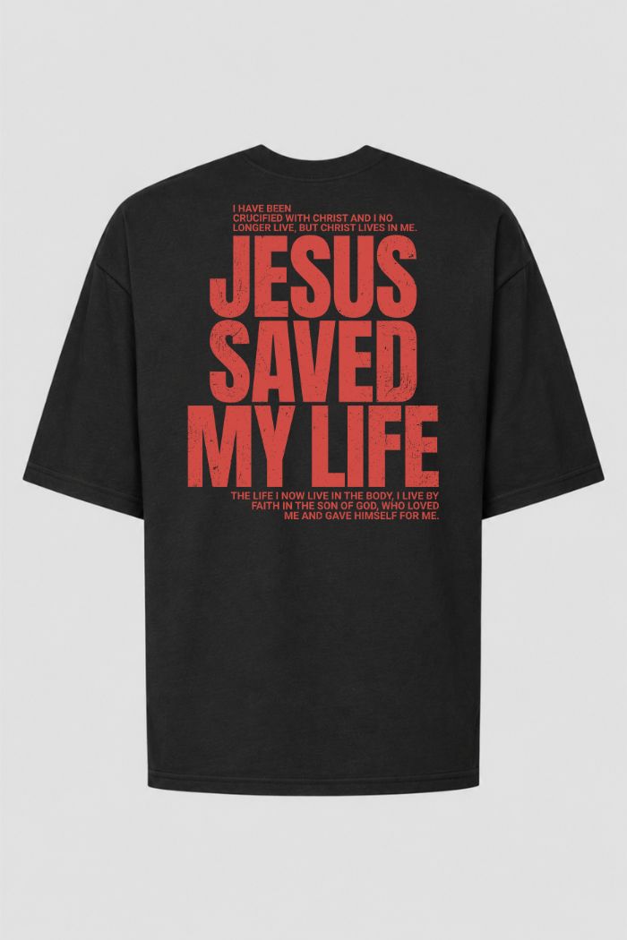 Oversized GOD HEAVY™ - Jesus Saved My Life