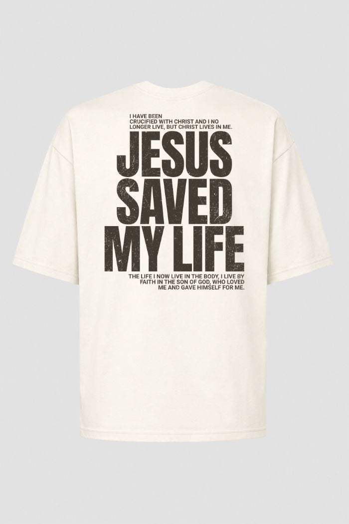 Oversized GOD HEAVY™ - Jesus Saved My Life