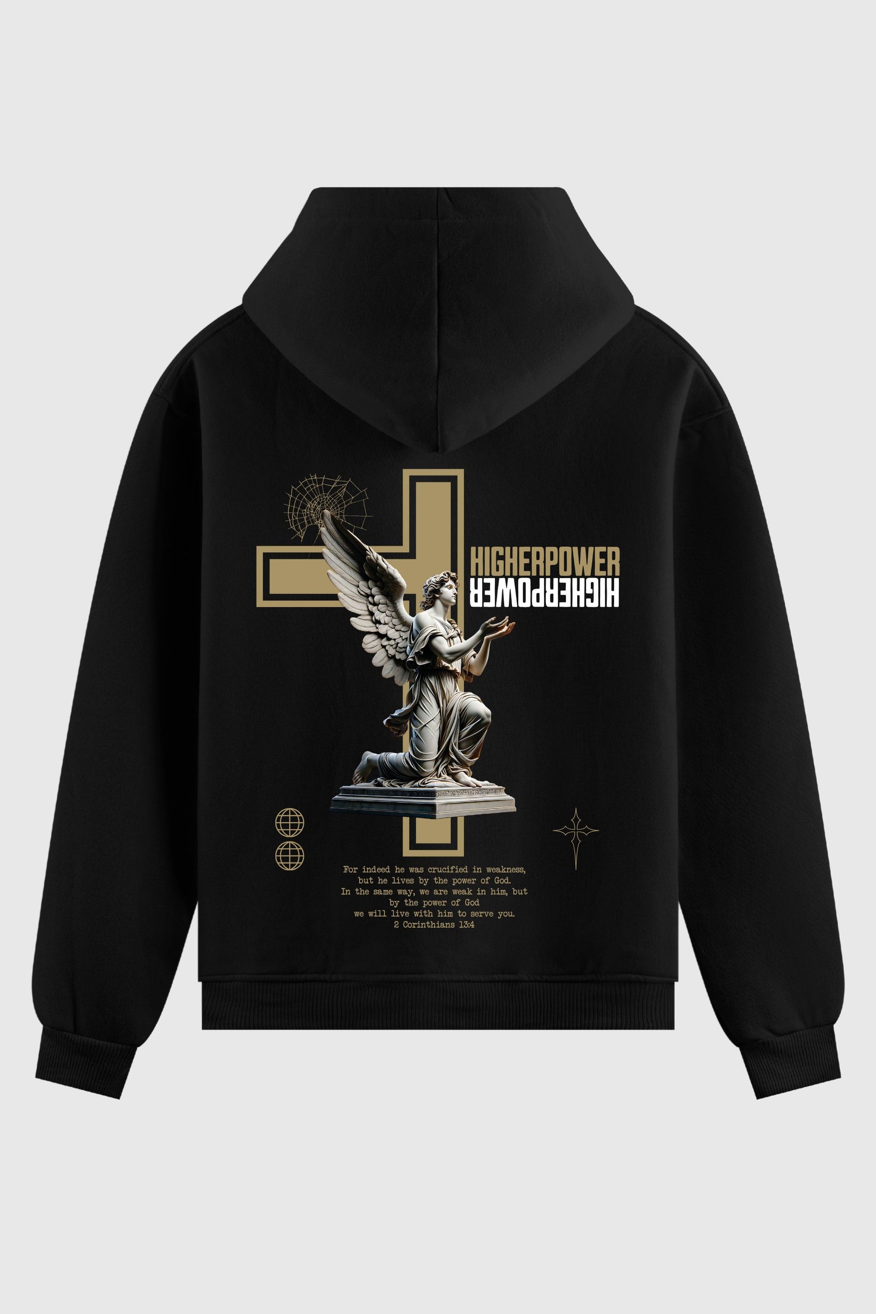 Moletom - Higher Power God Tier P Preto