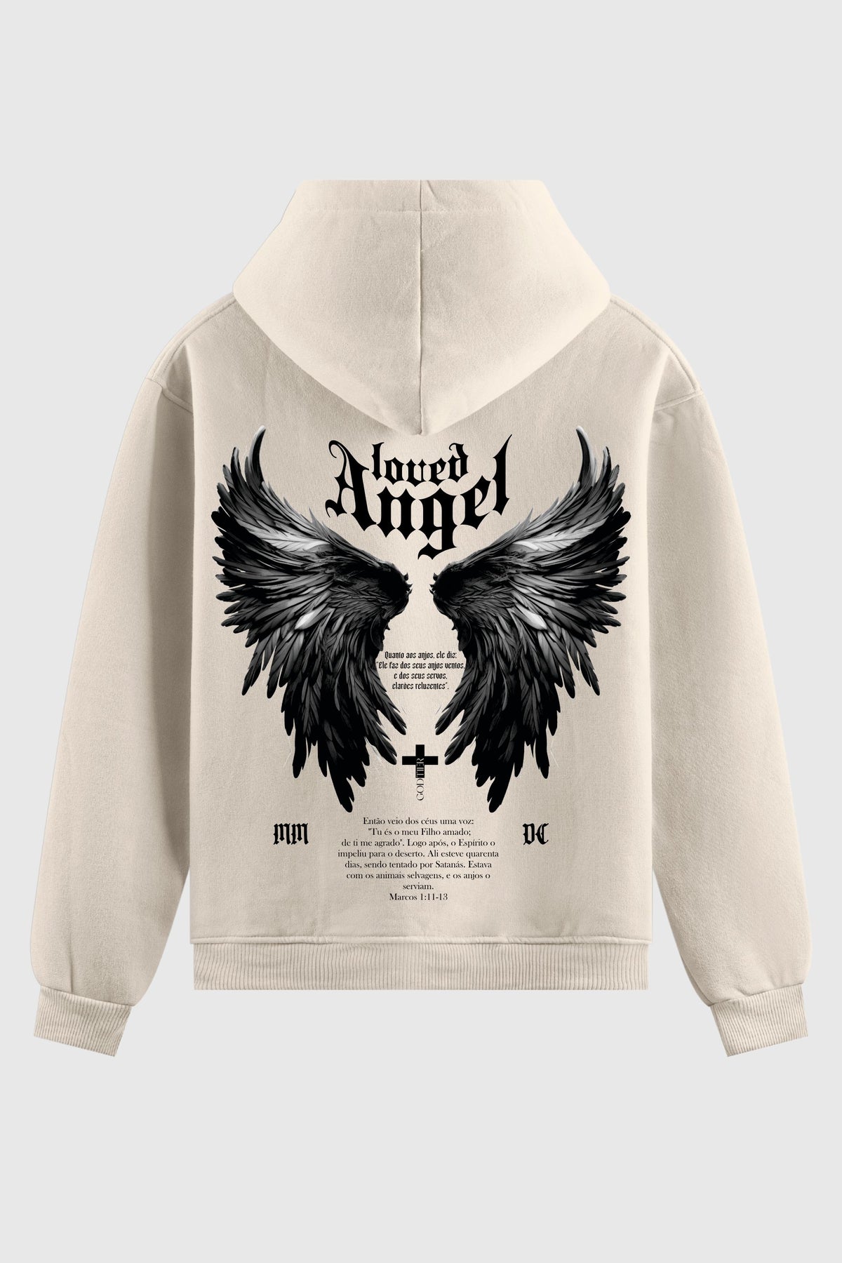 Moletom - Loved Angel God Tier P Branco