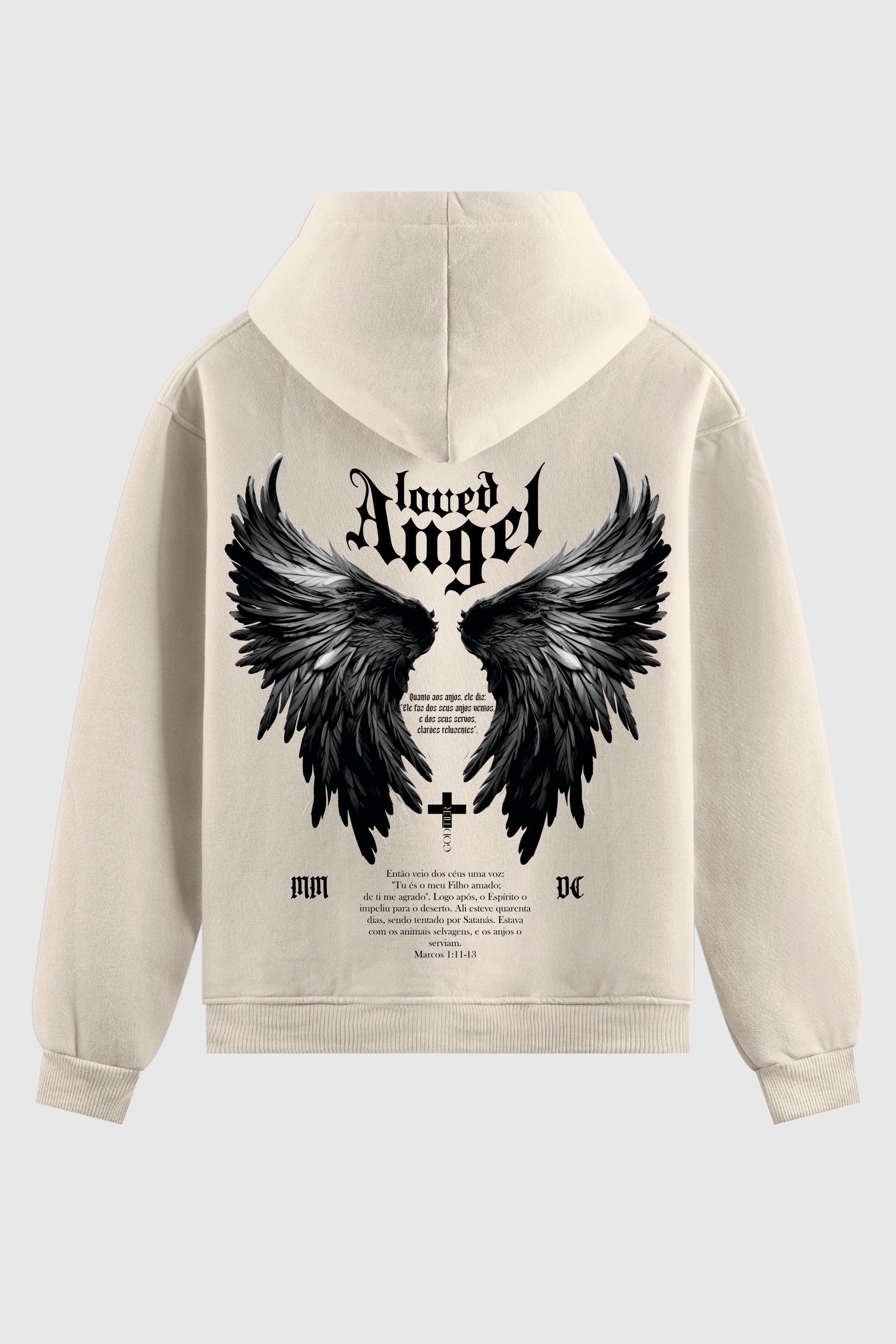 Moletom - Loved Angel God Tier P Branco