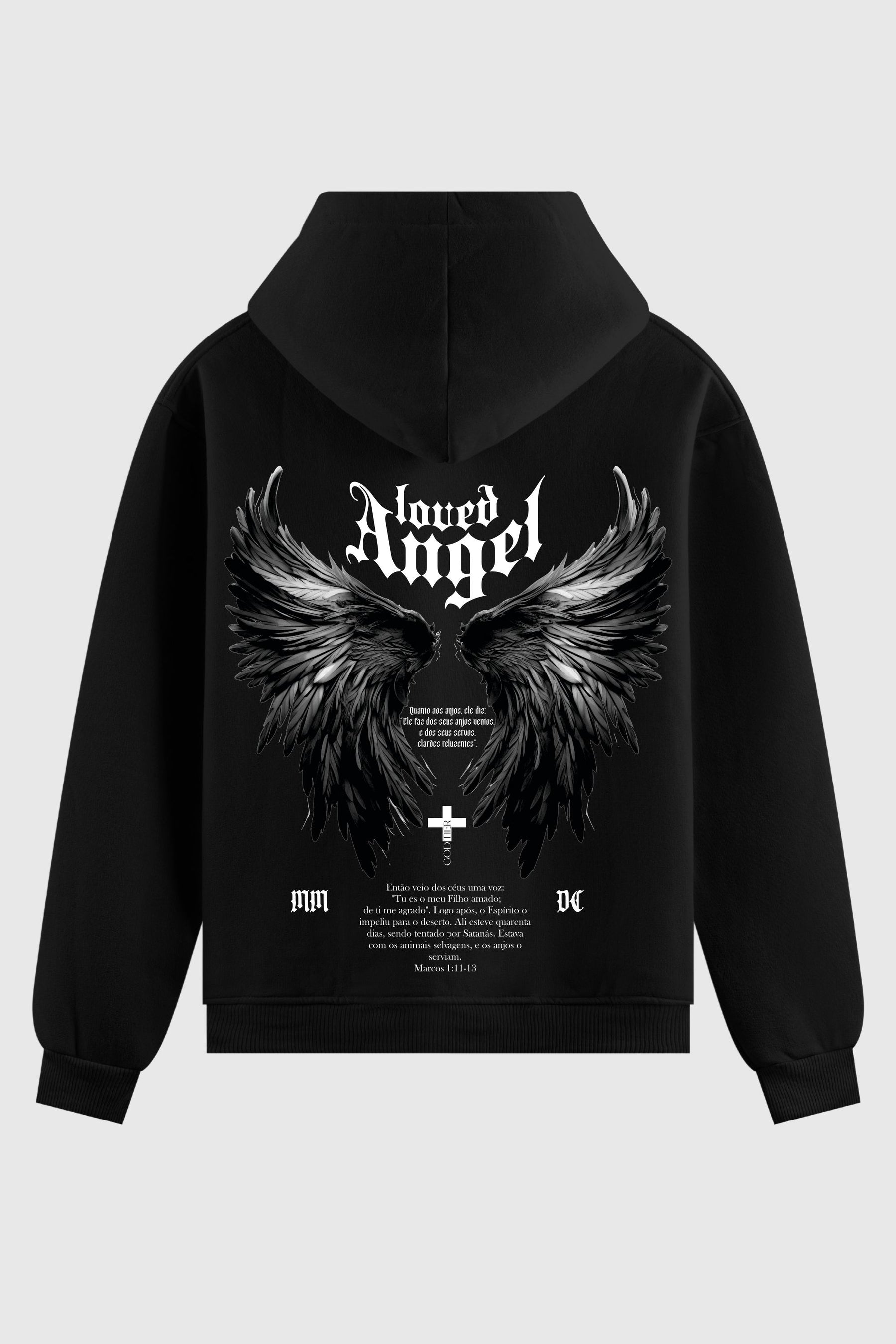 Moletom - Loved Angel God Tier P Preto