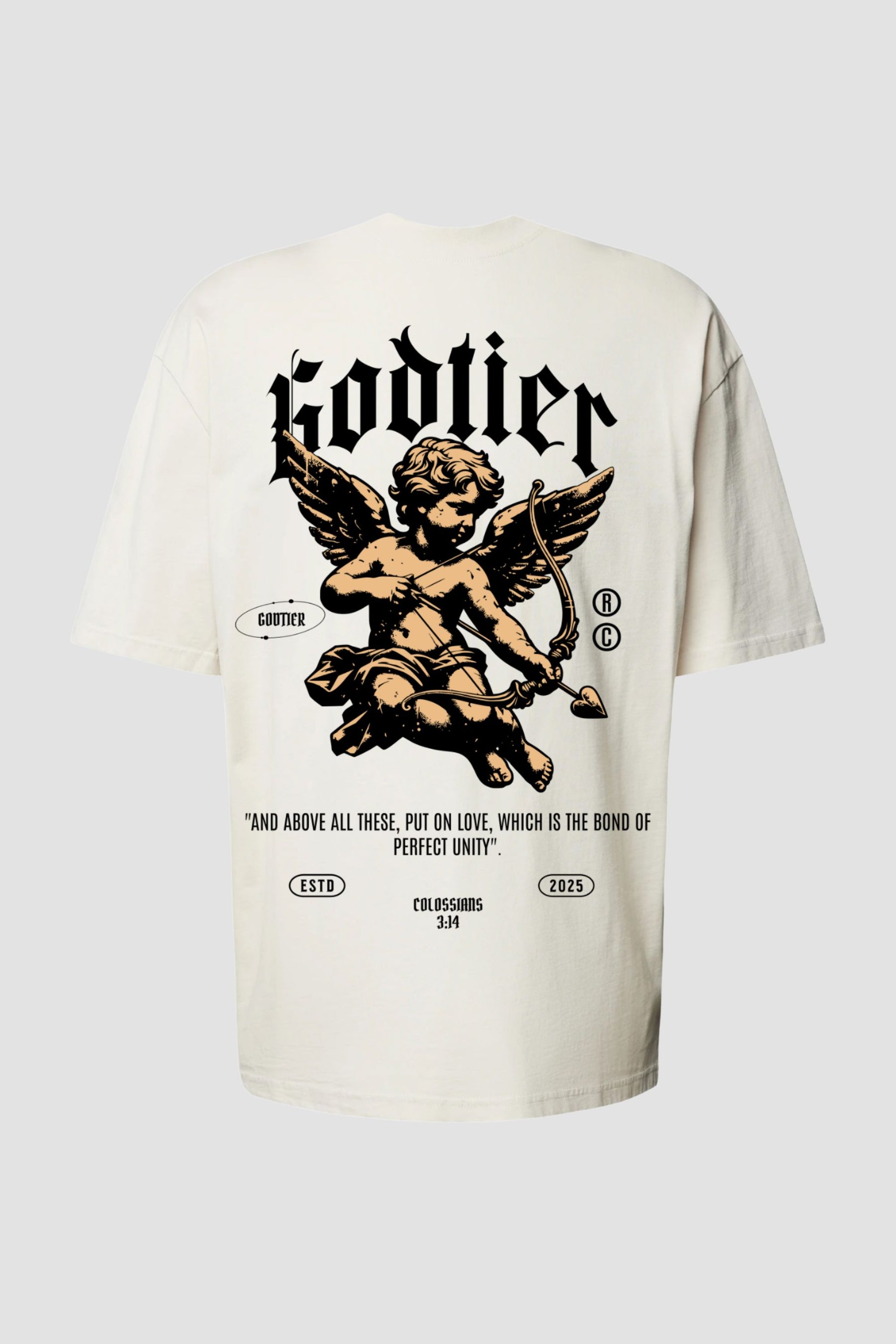 Oversized Cupido GodTier P Off-White Feminino