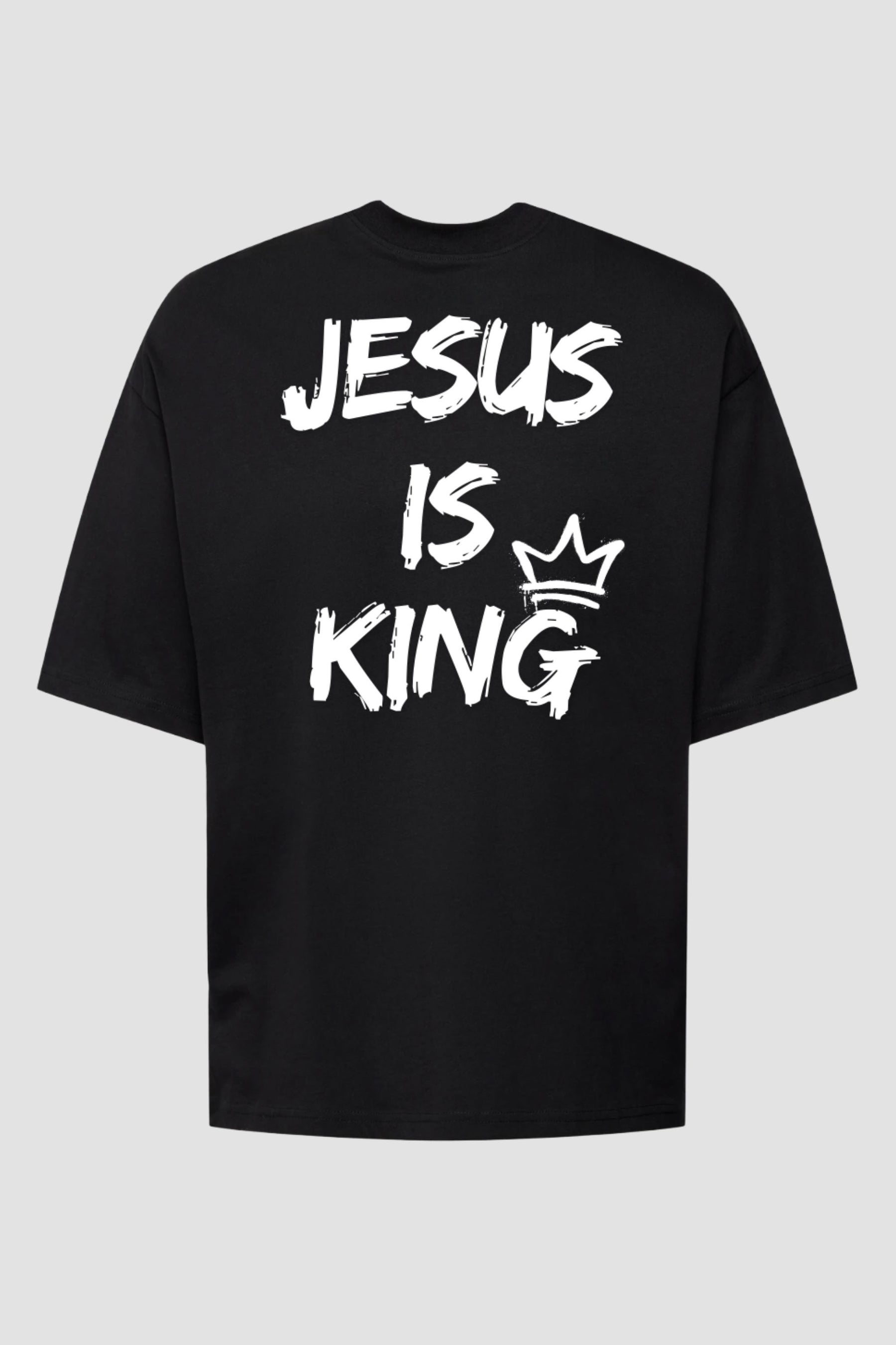 Oversized - Jesus Is King Coroa God Tier P Preta Masculino