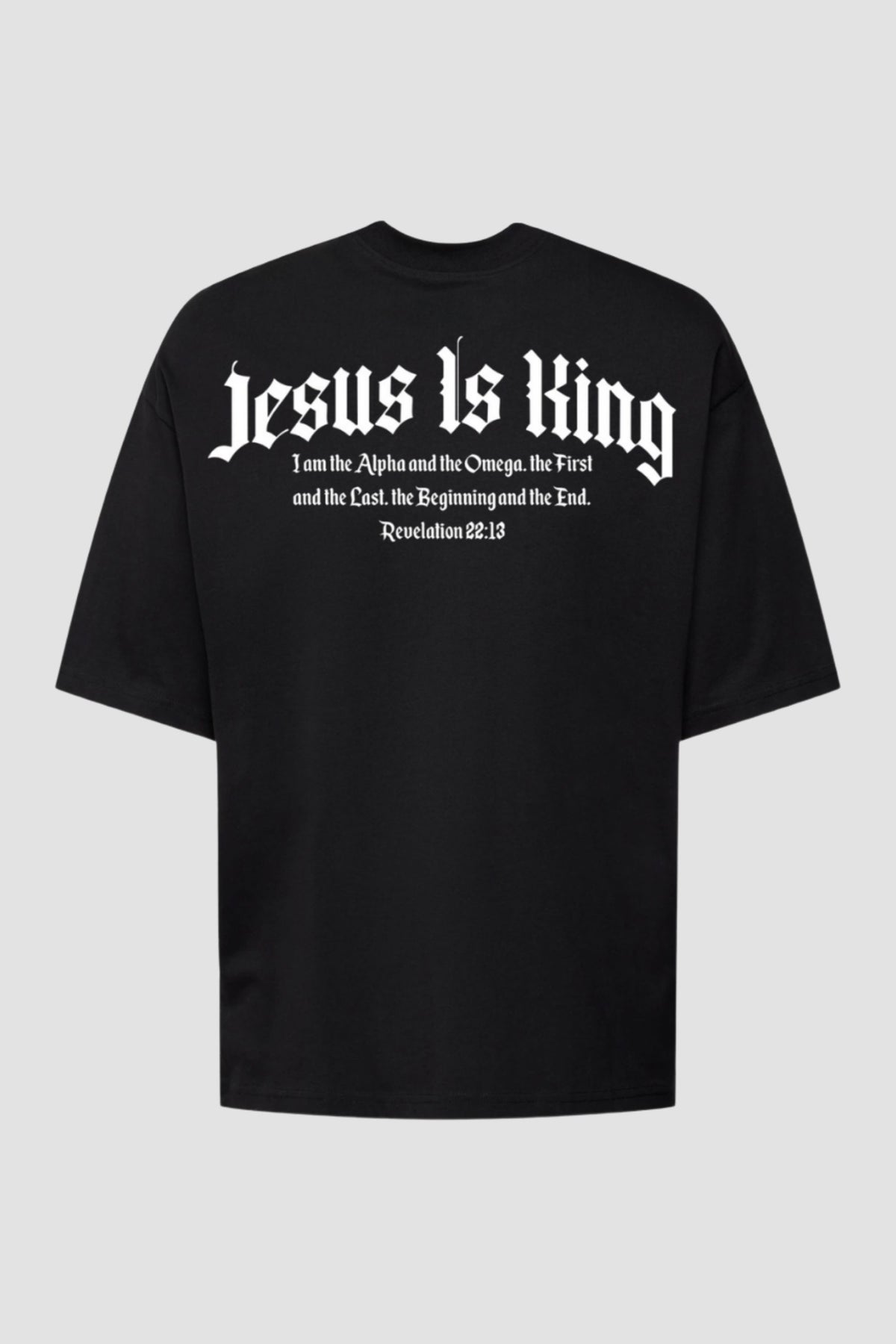 Oversized - Jesus Is King God Tier P Preta
