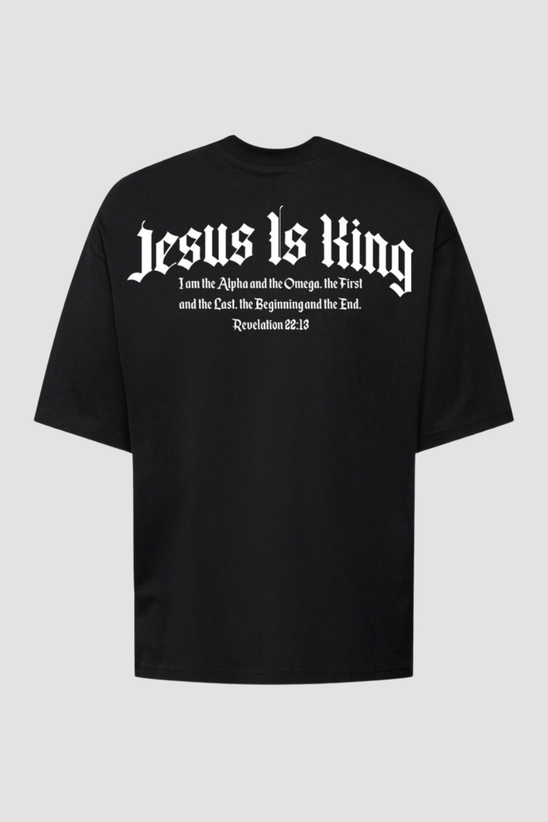 Oversized - Jesus Is King God Tier P Preta