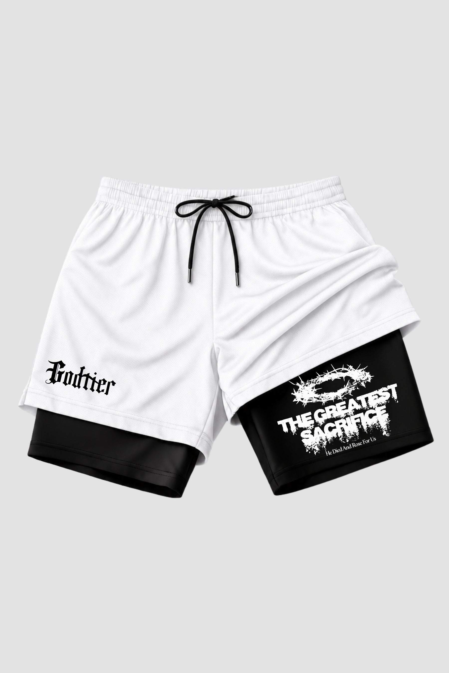 SHORTS DRY-FIT COMPRESSÃO 2 EM 1 - The Greatest (com bolso interno)
