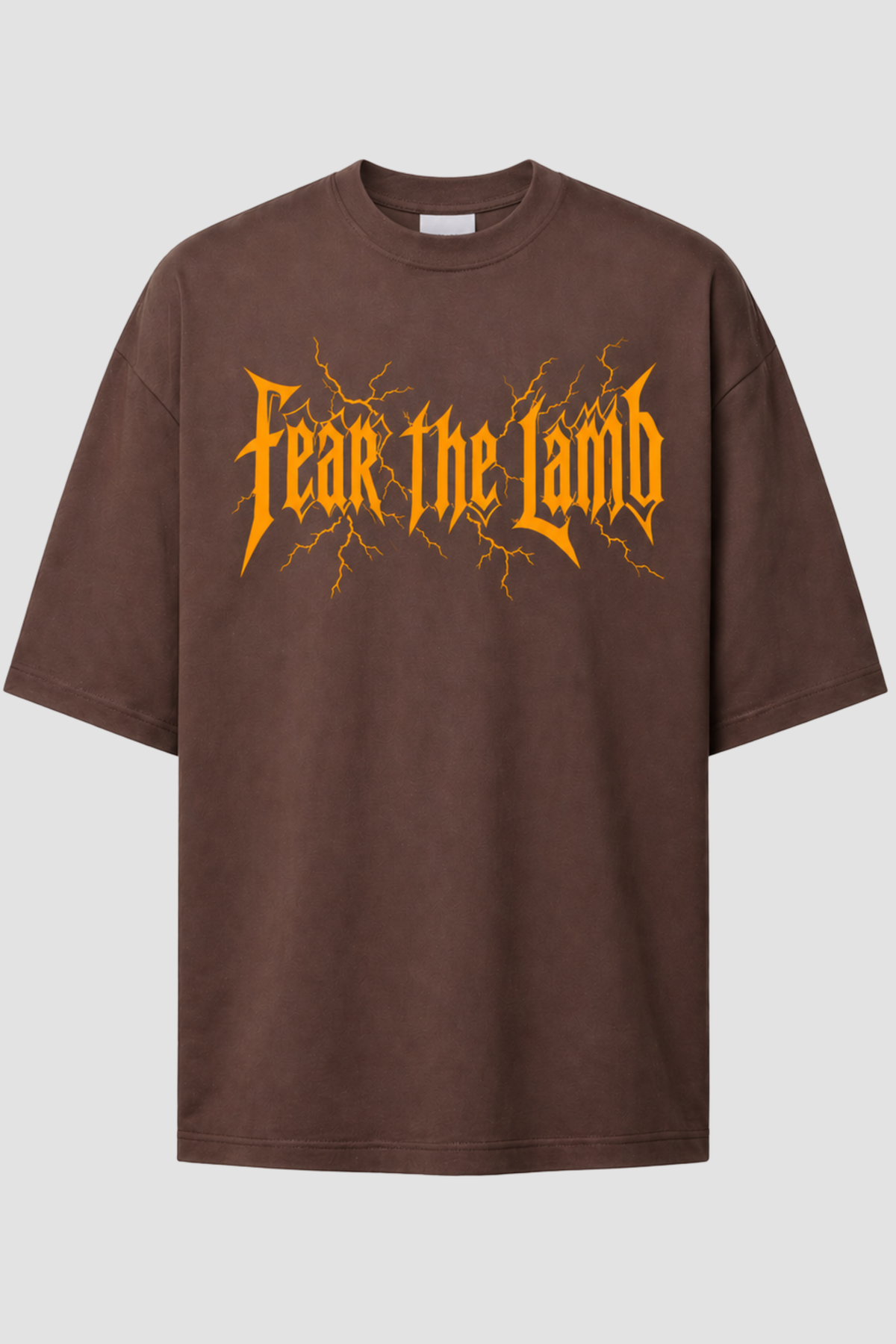 Camiseta oversized GODTIER estampa Handwrite Amarela — foto 3