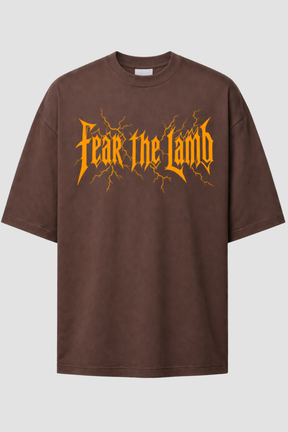Camiseta oversized GODTIER estampa Handwrite Amarela — foto 3