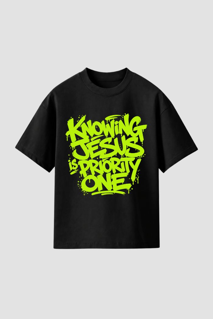 Camiseta Regular Fit GOD HEAVY™ - Knowing Jesus