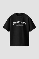 Camiseta Regular Fit GOD HEAVY™ - Jesus Saves