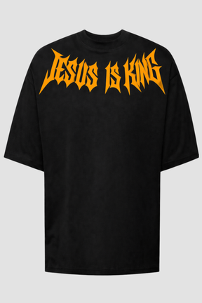 Camiseta oversized GODTIER estampa Jesus is King Arco — foto 3