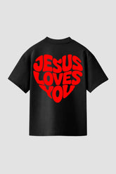 Camiseta Regular Fit GOD HEAVY™ - Jesus Loves You