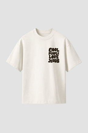 Camiseta Regular Fit GOD HEAVY™ - Cool People Love Jesus