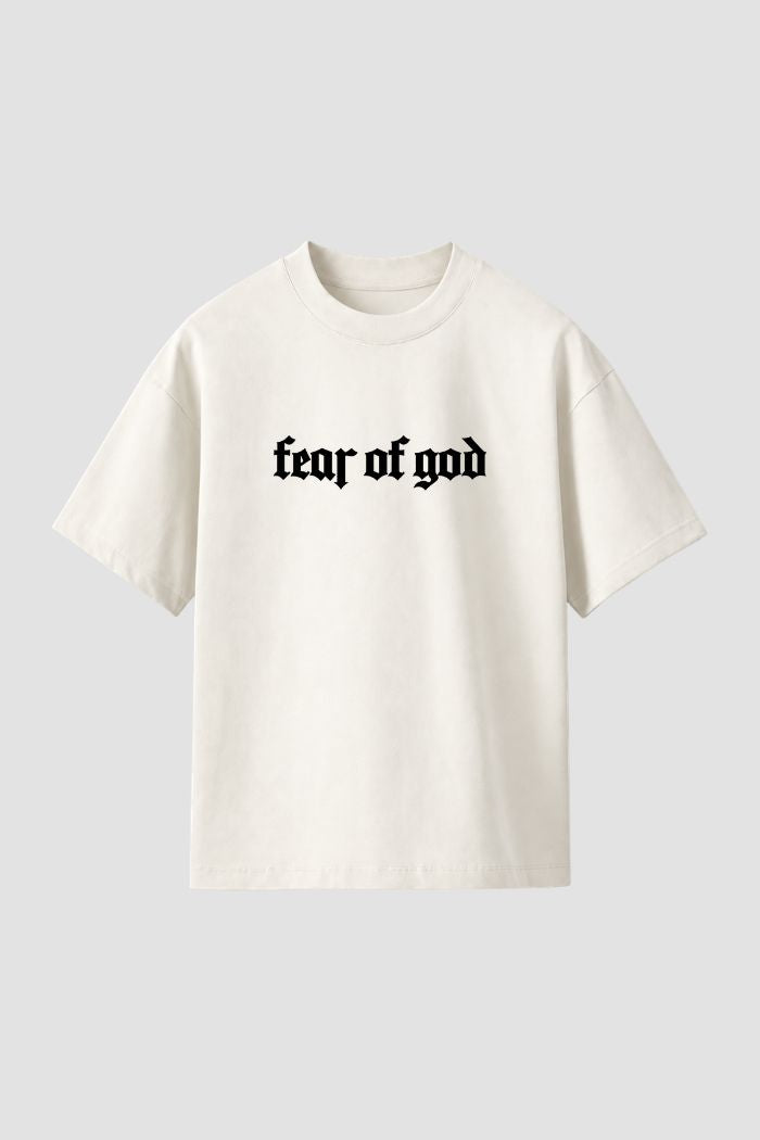 Camiseta Regular Fit GOD HEAVY™ - Fear of God