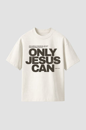 Camiseta Regular Fit GOD HEAVY™ - Only Jesus Can