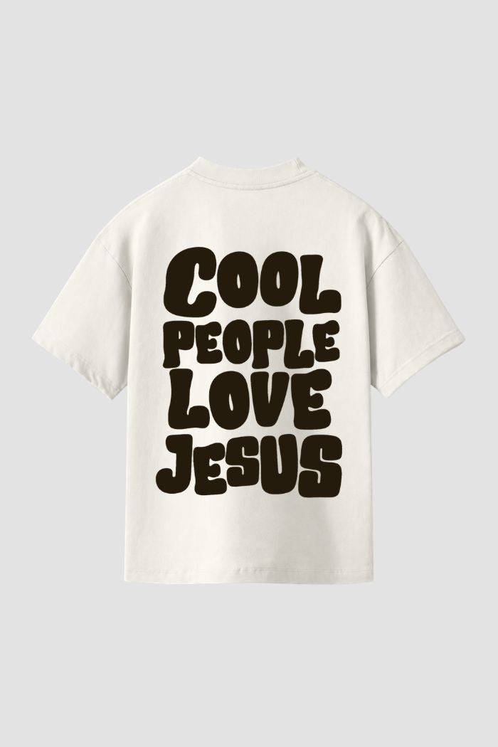 Camiseta Regular Fit GOD HEAVY™ - Cool People Love Jesus