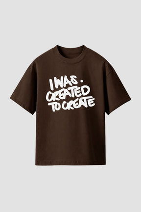 Camiseta Regular Fit GOD HEAVY™ - Created to Create