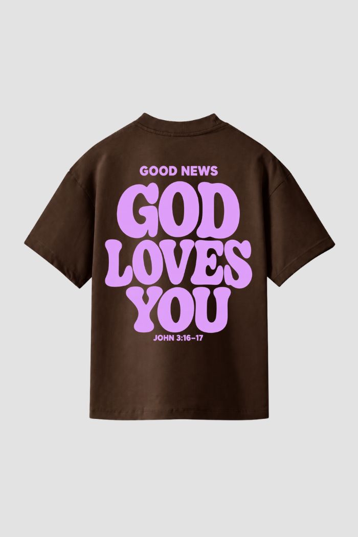 Camiseta Regular Fit GOD HEAVY™ - God Loves You