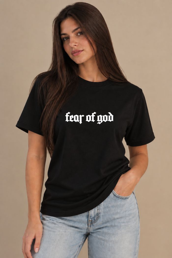 Camiseta Regular Fit GOD HEAVY™ - Fear of God