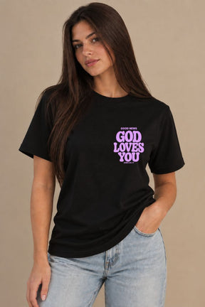 Camiseta Regular Fit GOD HEAVY™ - God Loves You