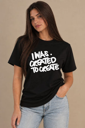 Camiseta Regular Fit GOD HEAVY™ - Created to Create