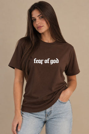 Camiseta Regular Fit GOD HEAVY™ - Fear of God