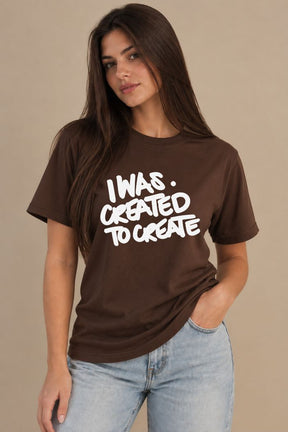 Camiseta Regular Fit GOD HEAVY™ - Created to Create