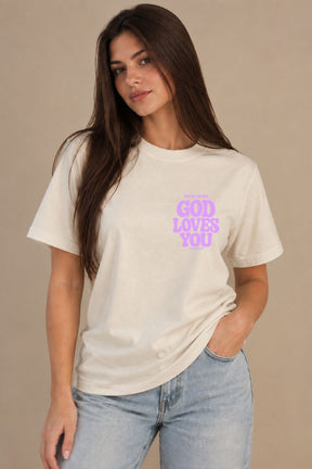 Camiseta Regular Fit GOD HEAVY™ - God Loves You