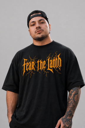 Camiseta oversized GODTIER estampa Handwrite Amarela — foto 2