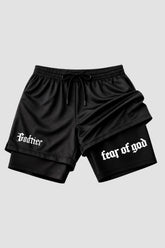 SHORTS DRY-FIT COMPRESSÃO 2 EM 1 - FEAR OF GOD (com bolso interno)