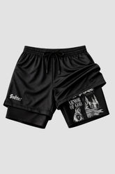SHORTS DRY-FIT COMPRESSÃO 2 EM 1 - ARMOR OF GOD (com bolso interno)