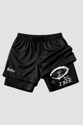 SHORTS DRY-FIT COMPRESSÃO 2 EM 1 - I Was Blind (com bolso interno)
