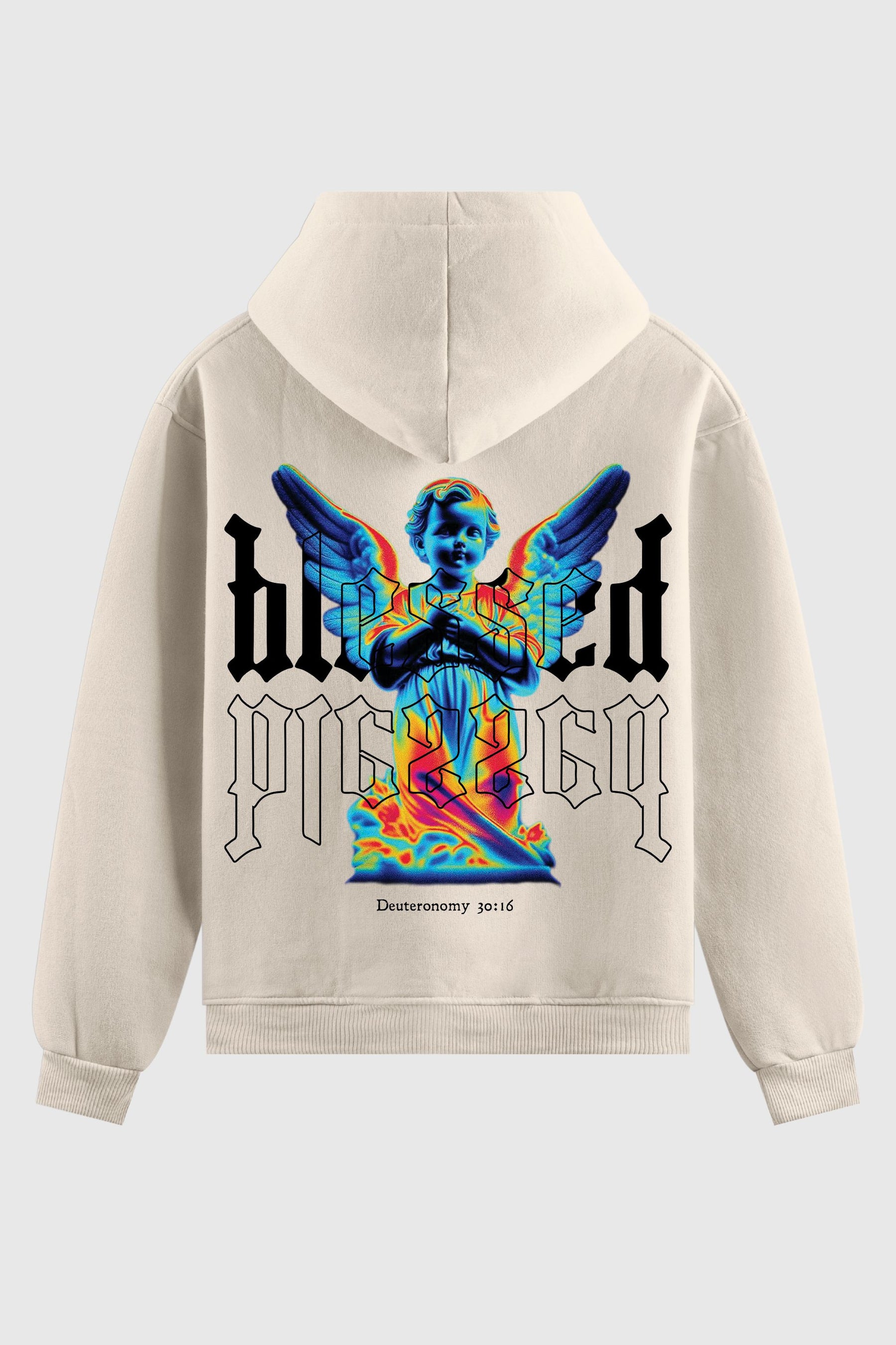Moletom - Blessed God Tier P Branca 