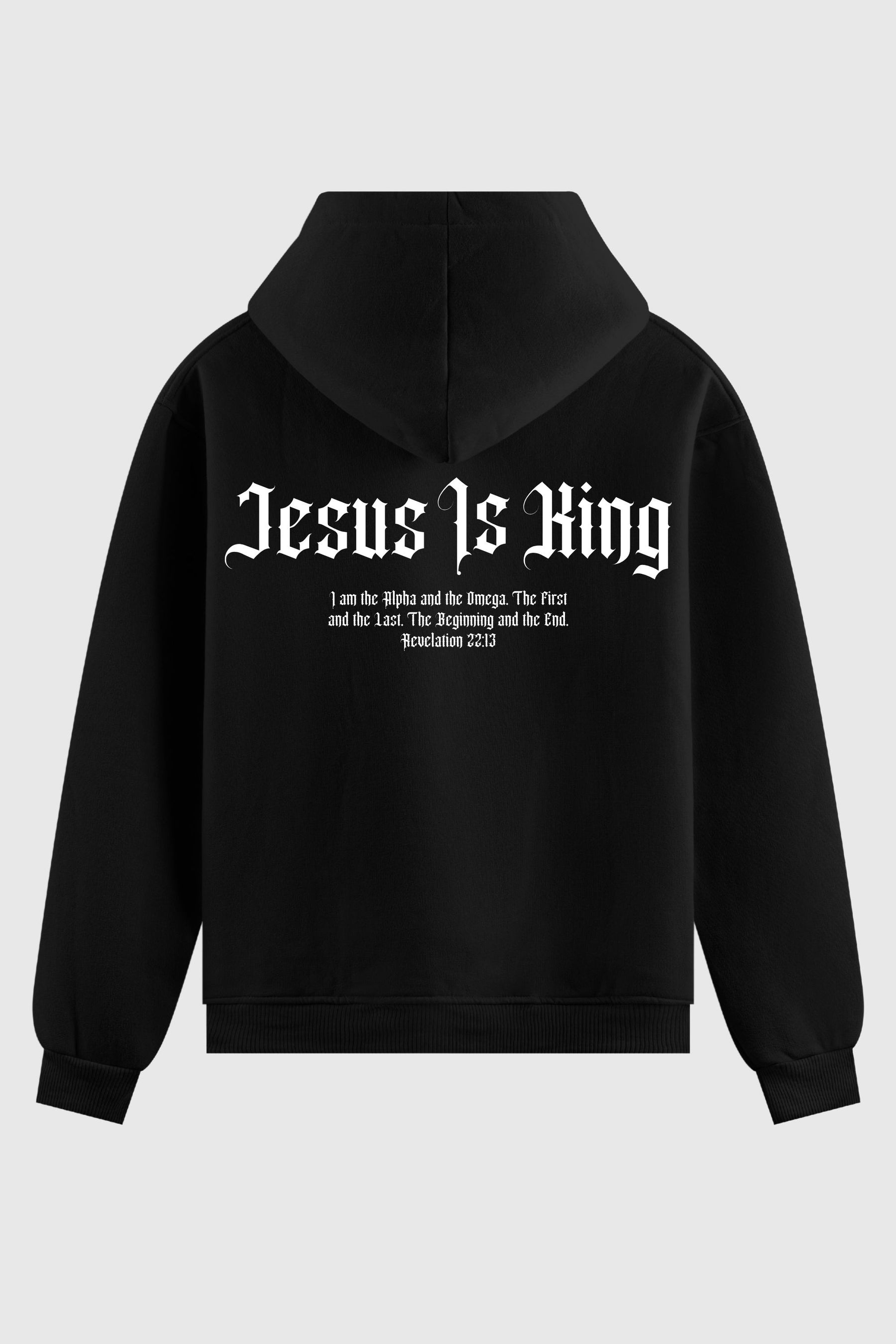 Moletom - Jesus Is King God Tier P Preto 