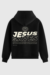 Moletom - Jesus Saves God Tier P Preto 