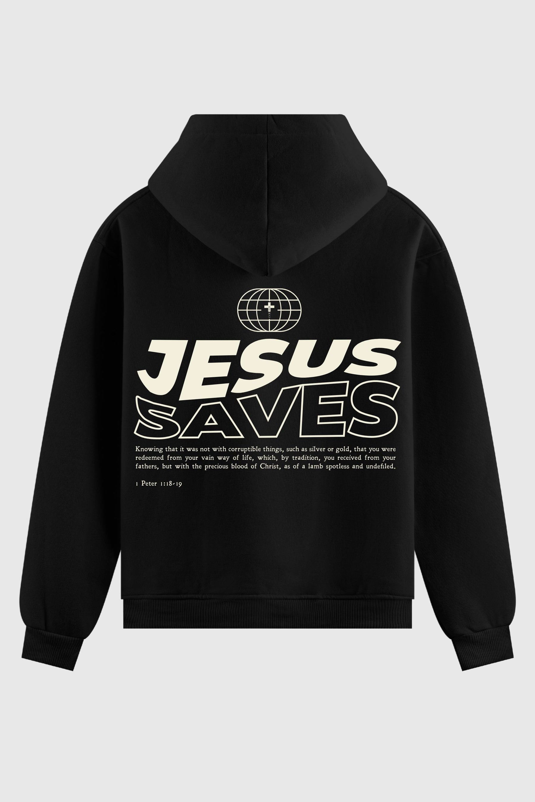 Moletom - Jesus Saves God Tier P Preto 