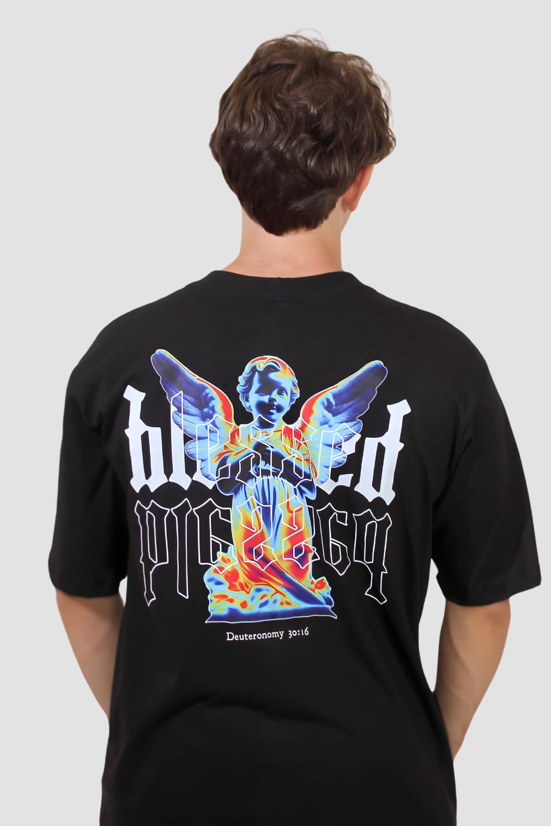 Oversized - Blessed [003] - Camiseta Oversized - G.O.A.T (God Over All Things) God Tier 