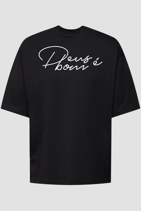Oversized - Deus é Bom Minimalista [072] Oversized - Deus é Bom Minimalista GodTier P Preto Masculino