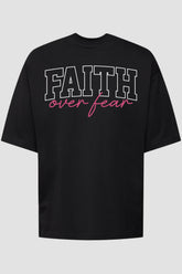 Oversized - Faith Over Fear [071] Oversized - Faith Over Fear GodTier P Preto Masculino