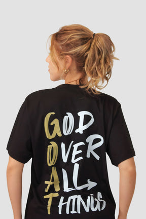 Oversized - G.O.A.T [003] - Camiseta Oversized - G.O.A.T (God Over All Things) God Tier 