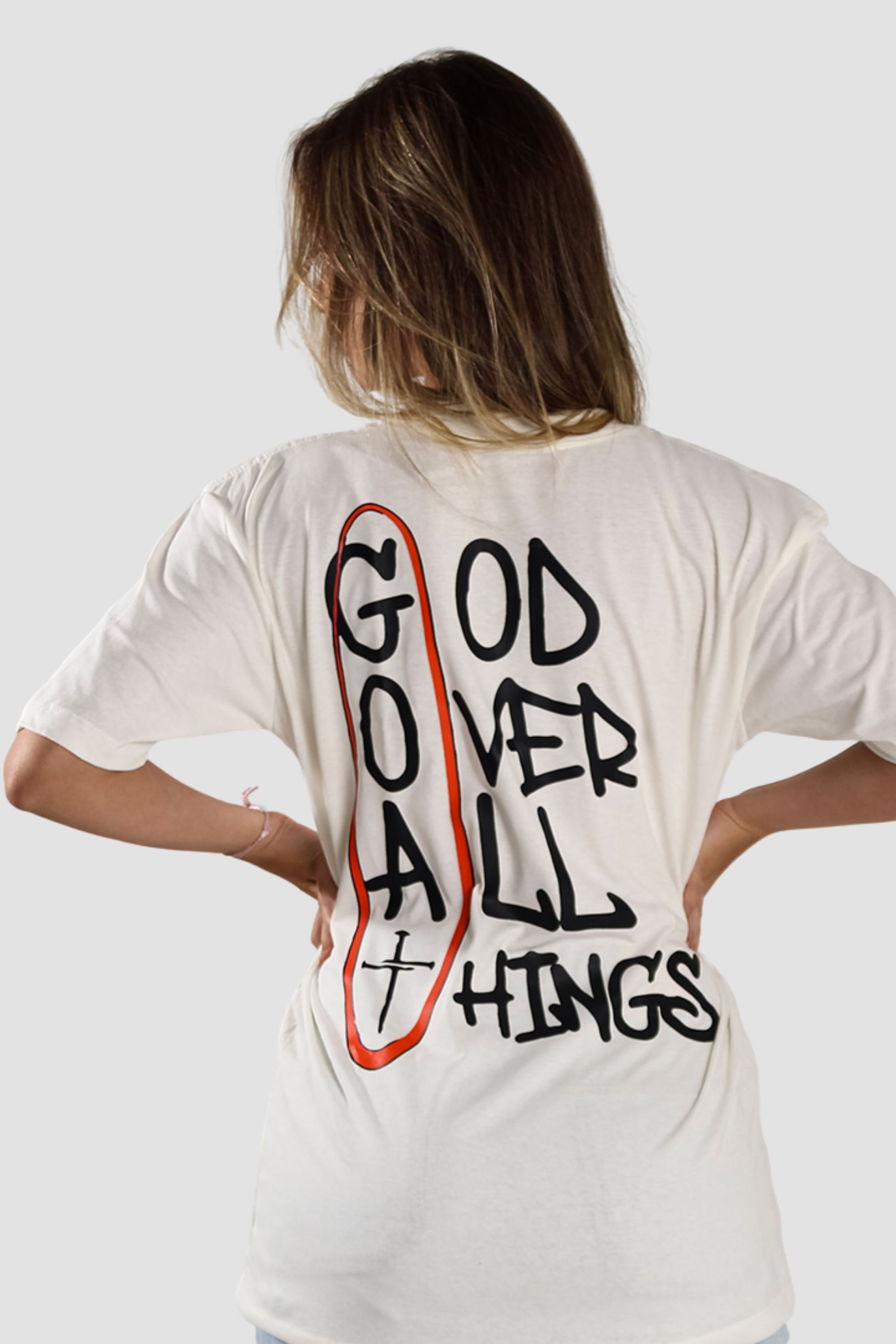 Oversized - G.O.A.T [003] - Camiseta Oversized - G.O.A.T (God Over All Things) God Tier 