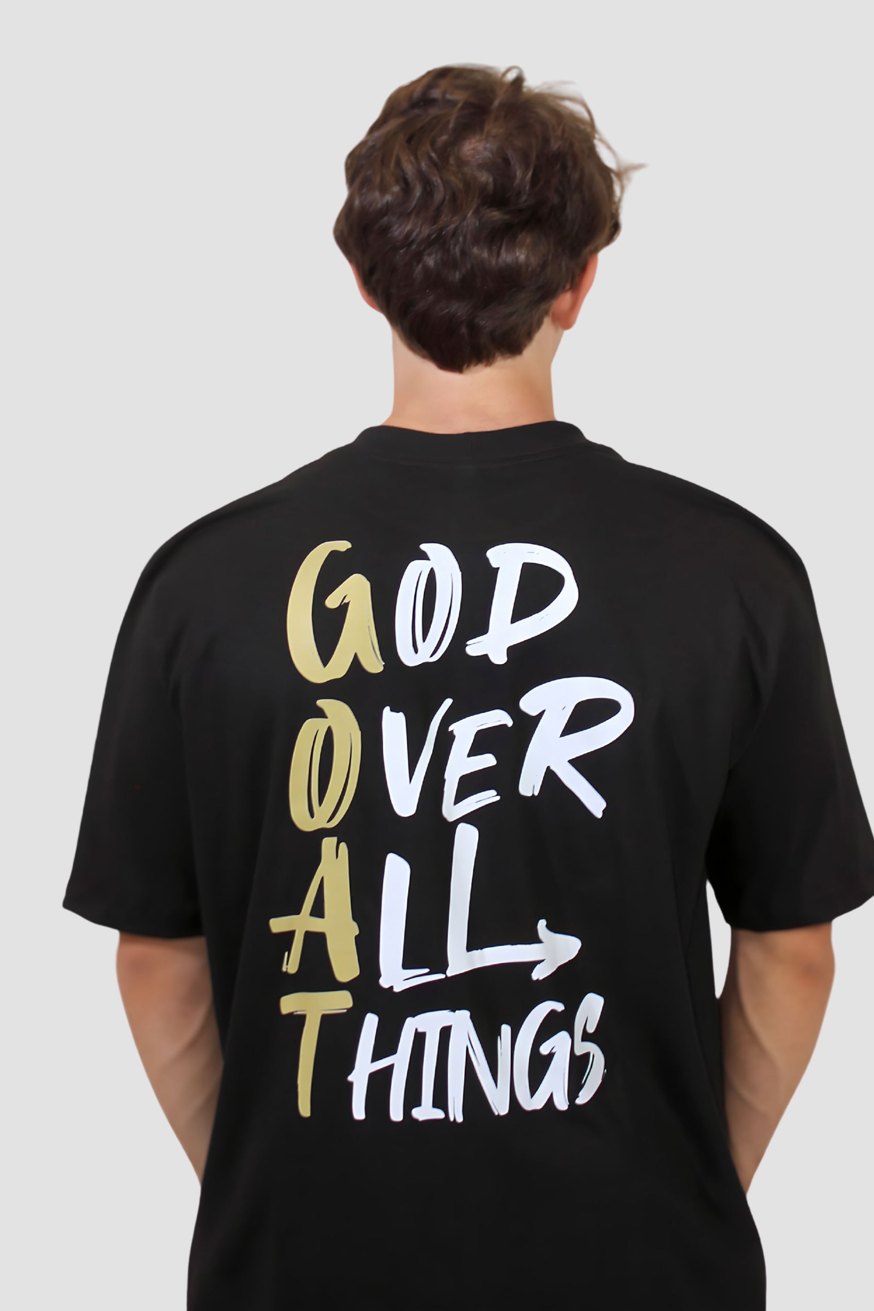 Oversized - G.O.A.T [003] - Camiseta Oversized - G.O.A.T (God Over All Things) God Tier 