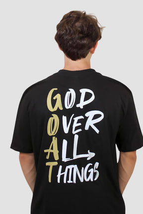 Oversized - G.O.A.T [003] - Camiseta Oversized - G.O.A.T (God Over All Things) God Tier 