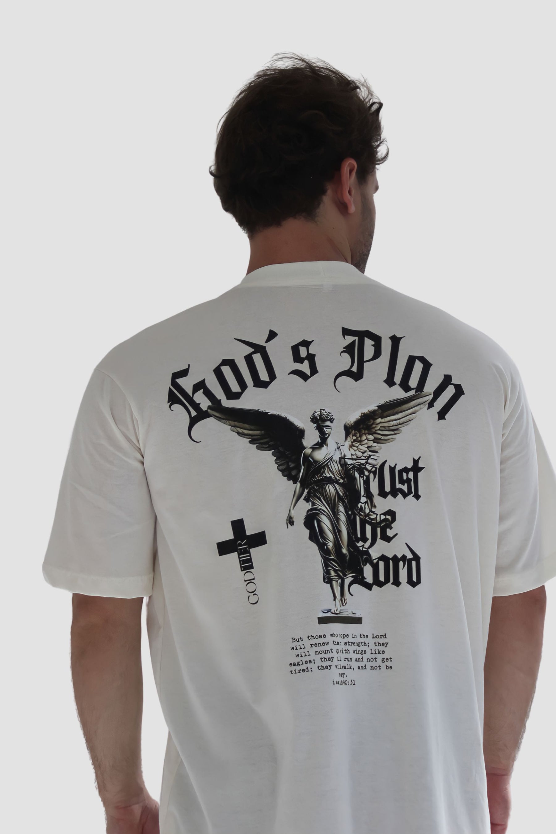 Oversized - God's Plan [003] - Camiseta Oversized - G.O.A.T (God Over All Things) God Tier 