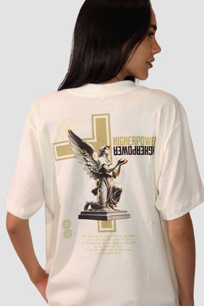 Oversized - Higher Power [003] - Camiseta Oversized - G.O.A.T (God Over All Things) God Tier 